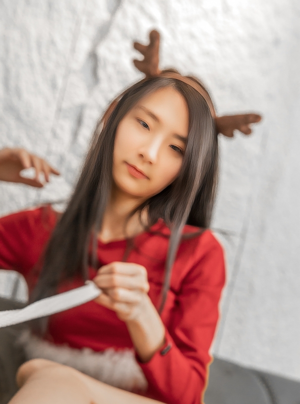  [Limerence] NO.005EJ圣诞麋鹿 光足 白网袜